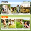 2 In 1 Wireless Dog Fence System With Training Collar Invisible Dog Fence Ip68 Waterproof With 722Ft Adjustable Range Beep Vibration Static Shock