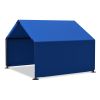 Dog Shade Shelter Outdoor Tent For Small Medium Dogs, Waterproof Sun Protection Pet House For Dogs, Small Animals And Livestock, Blue