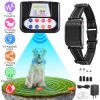 1Set 990Ft Range Dog Wireless Fence Remote Training Collar Ipx6 Waterproof Receiver