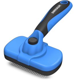 Swihauk Self Cleaning Slicker Brush  Skin Friendly Deshedding Grooming Tool For Dogs Cats