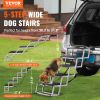 Dog Stair For Cars 5-Step Folding Dog Steps Aluminum Loads Up To 150 Lbs