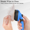 Swihauk Self Cleaning Slicker Brush  Skin Friendly Deshedding Grooming Tool For Dogs Cats