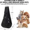Dog Carrier Sling  Reversible Puppy Carrier Purse With Storage Pocket, Hand Free Dog Sling