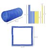 Backyard Competitive Dog Agility Training Kit Obstacle Course Equipment