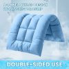 Extra-Large Cooling Dog Sofa Bed, Ultra-Soft Plush Pet Mat With 8 Compartments And Non-Slip Bottom, Thick Polyester Dog Bed For Large Dogs