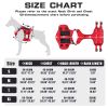 Heat-Resistant Durable Nylon Tactical Service Dog Harness, Adjustable No-Pull Reflective Vest With Dual Handles