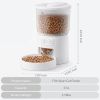 Waithem Wi-Fi Automatic Feeder, Timed Dry Food Dispenser, Up To 10 Meals Per Day, Dual Power Supply, Suitable For Small Dogs