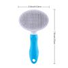 Self Cleaning Slicker Brush - Cat Brush Skin-Friendly Deshedding Grooming Massaging Tool For Long & Short Haired Pets,