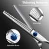 Professional 4 In 1 Dog  Cat Grooming Scissors Kit With Safety Round Tips,Sharp