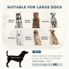 Raised Dog Couch With Comfortable Cushion, Pine Wood Legs, Foot Pads For Large-Sized Dogs Indoor Use, Dark Blue