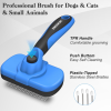 Swihauk Self Cleaning Slicker Brush  Skin Friendly Deshedding Grooming Tool For Dogs Cats