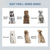 Large Elevated Dog Bowls With Storage Drawer Containing 11L Capacity, White