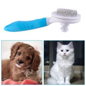 Self Cleaning Slicker Brush - Cat Brush Skin-Friendly Deshedding Grooming Massaging Tool For Long & Short Haired Pets,