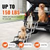 Dog Stair For Cars 5-Step Folding Dog Steps Aluminum Loads Up To 150 Lbs