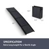 Dog Ramp For Car 65Inchx17.2Inch Large Folding Pet Stair Ramps For Truck, Suv, With Non-Slip Surface, Up To 250Lbs,