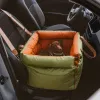 Car Pet Bed Portable Travel Outdoor Detachable Washable Pet Car Seat With Harness For Dogs Cats