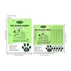 Yegbong Disposable Pet Glove Wipes, 5 Pieces