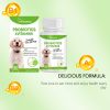 Pet Probiotics & Vitamin Tablets For Dogs & Cats, Gut Health Supplement, Support Digestion & Immune System, 80 Chewable Tablets