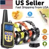 3000 Ft Dog Training Us Collar Rechargeable Remote Shock Pet Waterproof Trainer