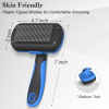 Swihauk Self Cleaning Slicker Brush  Skin Friendly Deshedding Grooming Tool For Dogs Cats