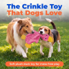 Best Pet Supplies Interactive Squeaky Dog Chew Toy, Ideal Dog Toys For Chewers, Small, Medium  Large Dogs, And Fetch Lovers