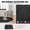 Dog Playpen, 8 Panels Foldable Metal Dog Exercise Pen With Bottom Pad,