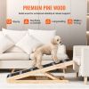 Dog Ramp, Folding Pet Ramp For Bed, Adjustable Dog Ramp For Small, Large, Old Dogs