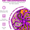 Hound Feeder Slo Bowl  Large 4 Cup Capacity, Slow Feeding, Medium To Large Dogs, Non Slip, Purple, Flower Pattern