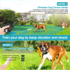 2 In 1 Wireless Electric Dog Fence with 20ft. to 850ft. coverage Waterproof Pet Shock Boundary Containment System