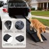 Dog Ramp For Car 65Inchx17.2Inch Large Folding Pet Stair Ramps For Truck, Suv, With Non-Slip Surface, Up To 250Lbs,