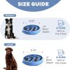 Feeder Slo Bowl  Medium 2Cup Capacity, Slow Feeding, Small To Medium Dogs  Cats, Non Slip, Blue, Notch Pattern