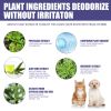 60Ml Natural Pet Deodorant Spray With Portulaca & Aloe Extract, Pet Odor Eliminator, Non-Toxic Gentle Formula For Dogs