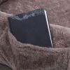 Human Dog Bed Washable Large Size Non Slip Bottom Comfortable Plush Giant Size Dog Bed With Blanket And Pocket For Home