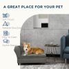 Pet Sofa Dog Sofa For Small Dogs With Storage, Gray