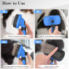 Swihauk Self Cleaning Slicker Brush  Skin Friendly Deshedding Grooming Tool For Dogs Cats