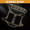Tactical Service Dog Harness With Handle, No-Pull Adjustable Reflective Pet Vest Harness For Easy Walking And Training