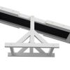 Wooden Dog Agility Seesaw For Training And Exercise, White