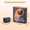 2 In 1 Wireless Dog Fence System With Training Collar Invisible Dog Fence Ip68 Waterproof With 722Ft Adjustable Range Beep Vibration Static Shock