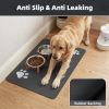 Pet Feeding Mat-Absorbent Dog Mat For Food And Water Bowl No Stains Easy Clean Dog Food Mat-Quick Dry Water Dispenser Puppy Supplies Accessories