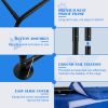 Dog Shade Shelter Outdoor Tent For Small Medium Dogs, Waterproof Sun Protection Pet House For Dogs, Small Animals And Livestock, Blue