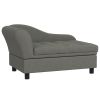 Pet Sofa Dog Sofa For Small Dogs With Storage, Gray