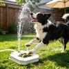 Dog Water Fountain Outdoor,No Electricity Step-On Activated Pet Sprinkler,Paw-Controlled Drinking Dispenser For Dogs