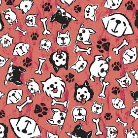 Bandanna My Pups Red 12Pk