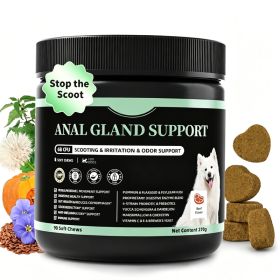 Dog Probiotics Digestive Enzymes,Pumpkin Fiber Chews , Chicken Flavor Soft Chews ,90 Count