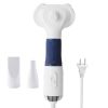 Pet Hair Dryer With Slicker Brush Low Noise 600W 3 Temperature Adjustable 3 In 1 Grooming Dog Blow Dryer For Cats Navy