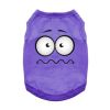 Nervous Face Dog Shirt - Ultra Violet