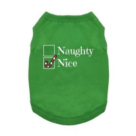 Nice Dog Shirt - Green (Variation: Medium)