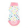Non-Skid Dog Socks - Pink And White Hearts
