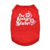 The Aloha State Dog Shirt - Red
