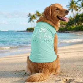 Turtle Town Maui, Hi Dog Shirt - Teal (Variation: 2X-Large)